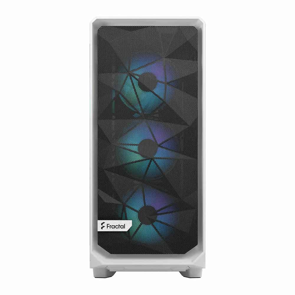 (image for) Fractal Meshify 2 Compact RGB White Mid Tower Tempered Glass PC Case